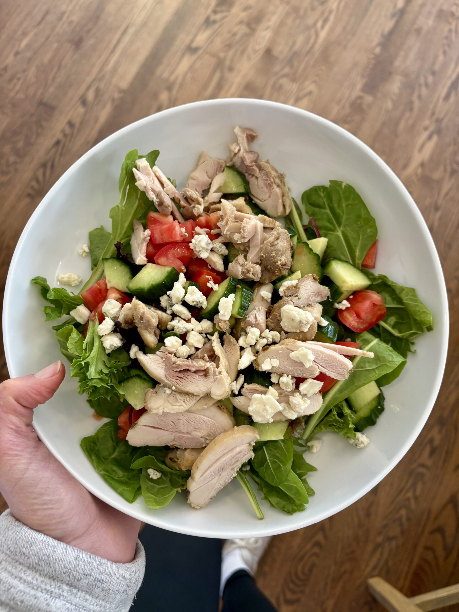 high protein and fiber salad